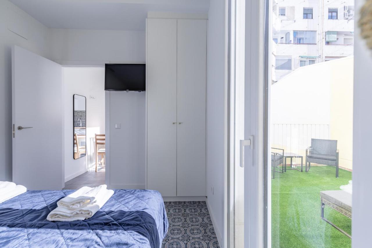 Marvellous Apt With A Large Private Terrace Valencia Exterior foto