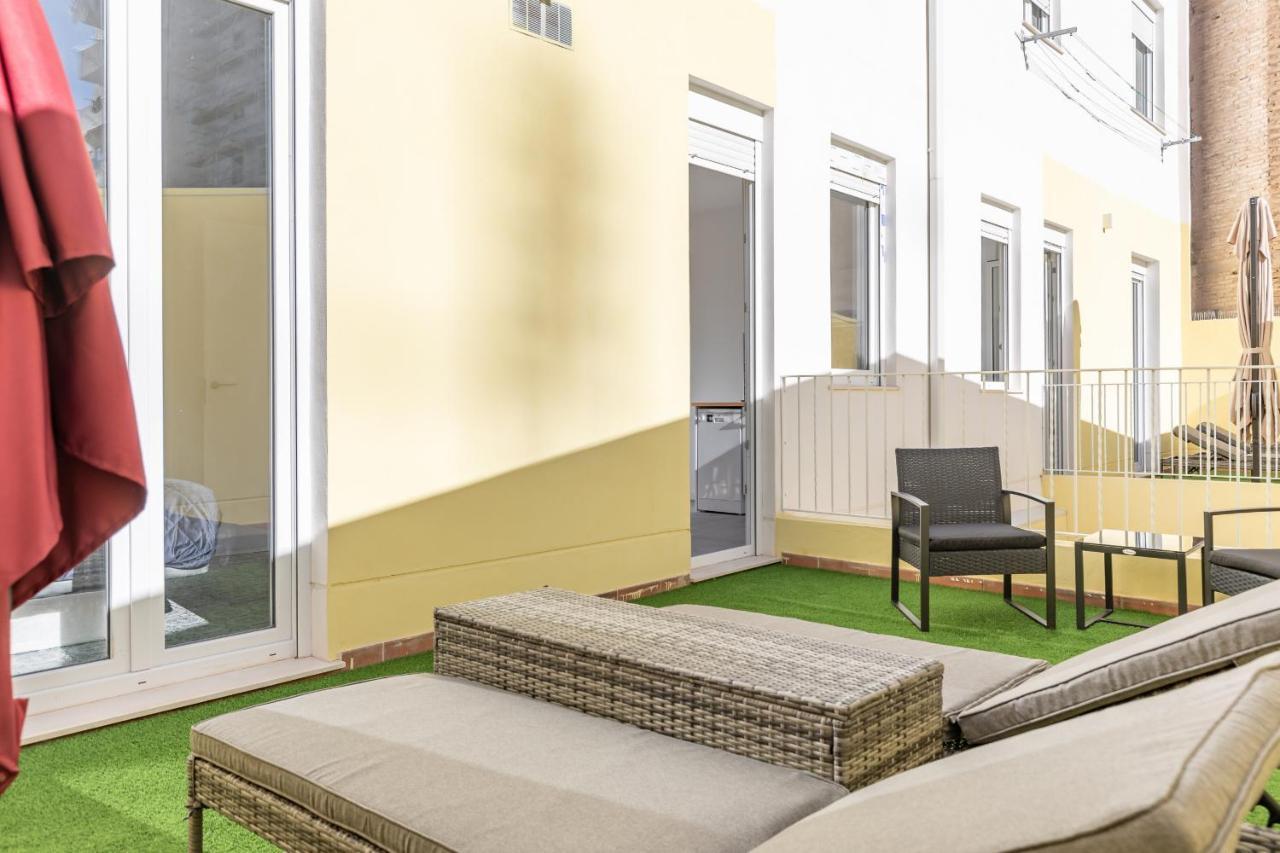 Marvellous Apt With A Large Private Terrace Valencia Exterior foto